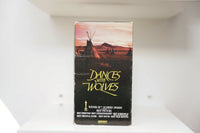 VHS Dances with Wolves sunset plains tipis DANCES WITH WOLVES gold text Winner 7 Academy Awards Best Picture Orion Home Video