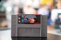 Nintendo Ken Griffey Jr.'s Winning Run SNES cartridge from 1996, showing the game box art with baseball player and title text on label