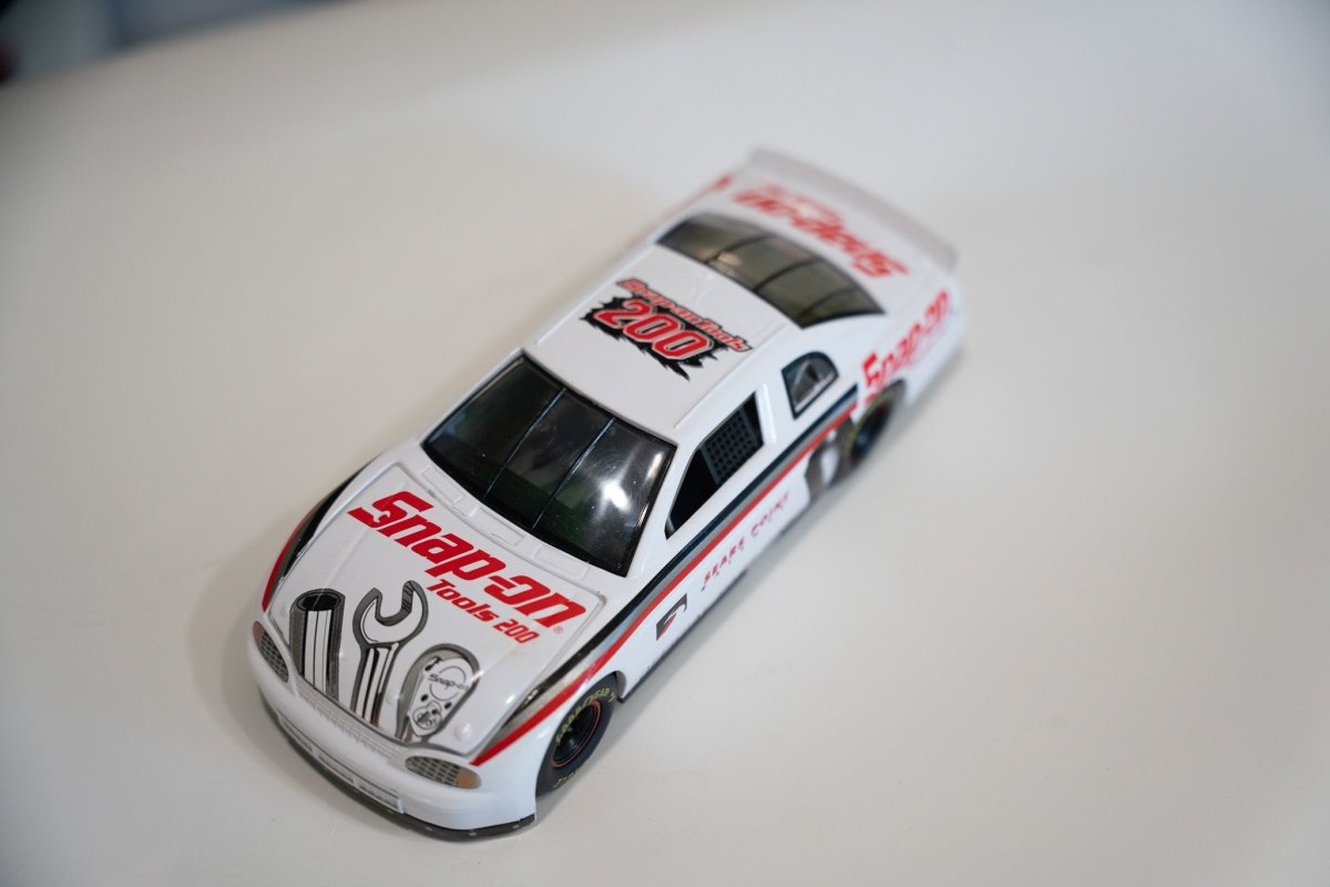 Snap On Tools NASCAR 200 official pace die-cast car with Sears Point livery in yellow and black racing colors