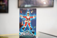 National Lampoons Christmas Vacation VHS dark blue sleeve Chevy Chase Santa suit tangled Christmas lights electrified rooftop Yule Crack Up Warner Bros