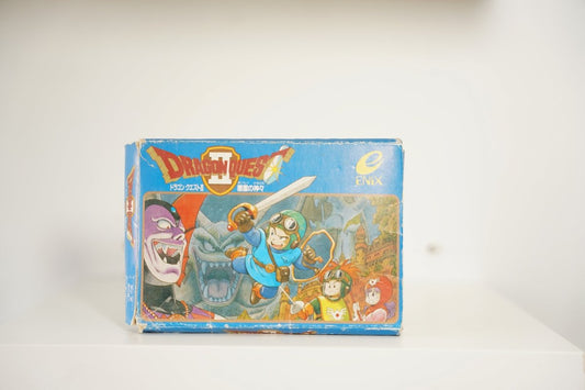 Nintendo Famicom Dragon Quest Warrior II Japanese CIB Damage box in back - Keep It Classic