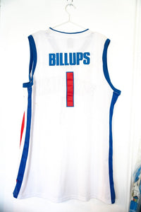Reebok Detroit Pistons Finals Patch basketball jersey size 60, unworn with tags attached, featuring team graphics and numbered design