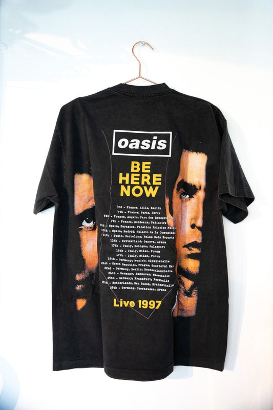 Oasis Be Here Now 1997 Tour Modern Boot Shirt Size Large - Keep It Classic