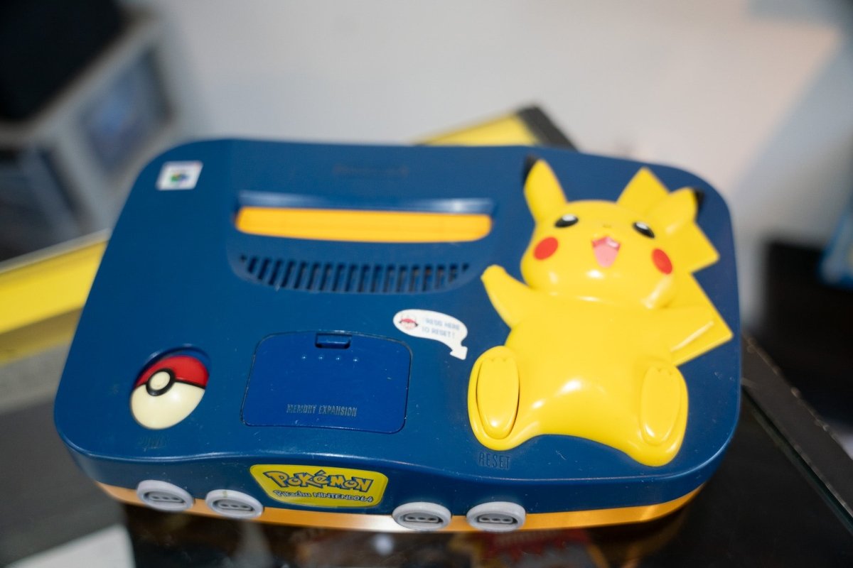 Pokemon Pikachu Nintendo 64 Console - additional view - Keep It Classic Las Vegas