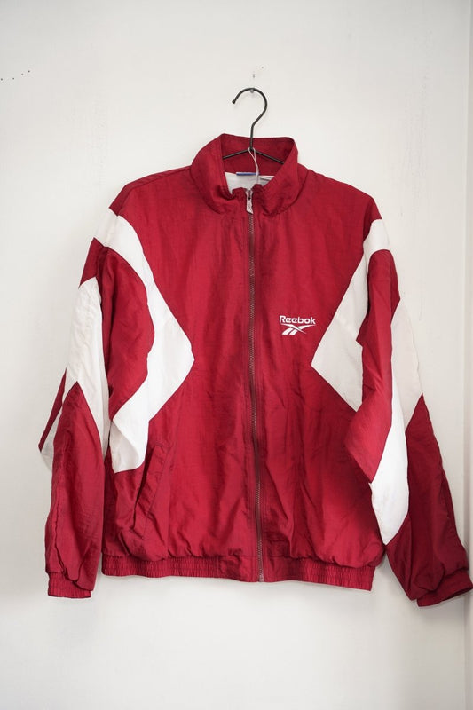 Reebok Maroon and Red Windbreaker - Keep It Classic