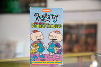 Rugrats Phil and Lil Double Trouble VHS tape case featuring cartoon characters on the cover, 1990s Nickelodeon animated series home video release
