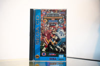 Sega CD NFL's Greatest San Francisco vs Dallas game complete in tall case 49ers Cowboys action photos helmet logos NFL Films Sega Sports GA rating