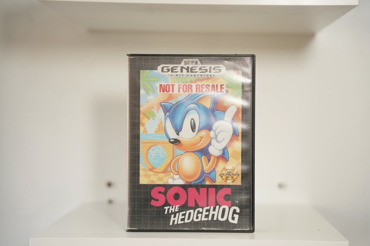 Sega Genesis Sonic the Hedgehog Not For Resale - Keep It Classic