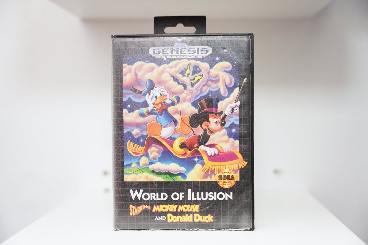 Sega Genesis World of Illusion Starring Mickey Mouse and Donald Duck in Box - Keep It Classic