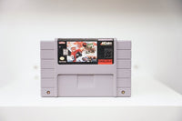 Nintendo SNES NFL Quarterback Club '96 game cartridge with black label and red text on white background
