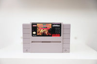 SNES Shanghai II Dragon's Eye grey cartridge with Mahjong tiles in pyramid formation, gold Shanghai II text, Activision logo