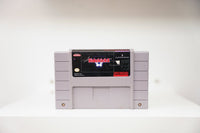 SNES Tony Meola's Sidekicks Soccer grey cartridge with Sidekicks logo, soccer ball, Tony Meola signature, Electro Brain logo