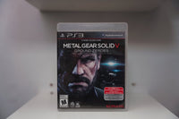 PS3 Metal Gear Solid V Ground Zeroes case Big Boss scarred face eyepatch rain HIDEO KOJIMA GAME METAL GEAR SOLID V GROUND ZEROES Konami Mature
