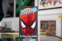 Marvel Spider-Man The Ultimate Villain Showdown VHS tape with colorful artwork featuring Spider-Man and multiple villains on the cover