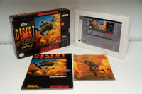 Super Nintendo Desert Strike Return To Gulf complete in box game cartridge with original case and manual, 1992