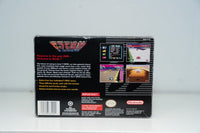 Nintendo F-Zero Players Choice Super Nintendo game box, complete in box with manual and cartridge, 1990s release