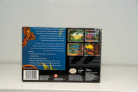 Nintendo Super Nintendo The Jungle Book complete in box, showing game cartridge and original packaging from 1990s era