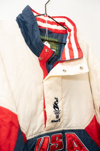 Team USA 1996 Olympics Games Pullover Starter Jacket - Keep It Classic