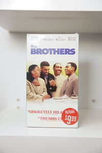 VHS The Brothers Morris Chestnut D.L. Hughley Bill Bellamy Shemar Moore suits laughing THE BROTHERS text Pre-Viewed