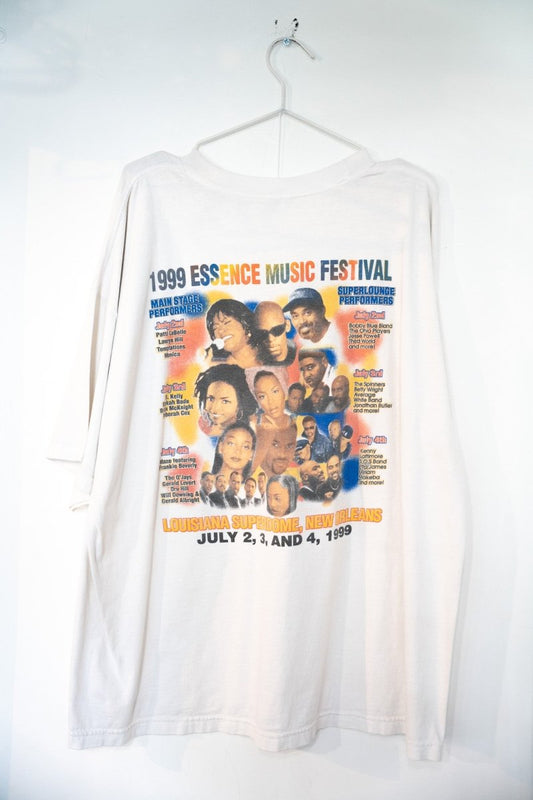 The Essence 1999 Music Festival Lineup Tee Size X-Large - additional view - Keep It Classic Las Vegas