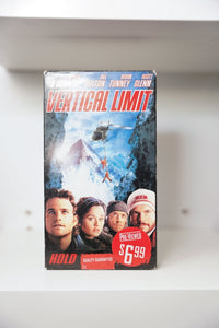 VHS Vertical Limit K2 mountain helicopter climbers Chris O'Donnell Robin Tunney Bill Paxton Scott Glenn VERTICAL LIMIT icy text Pre-Viewed