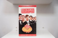 VHS American Wedding Extended Unrated Party Edition white red cover wedding party Jason Biggs Alyson Hannigan Seann William Scott pie AMERICAN WEDDING red text