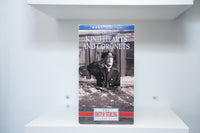 VHS Kind Hearts and Coronets British Sterling Collection blue banner Alec Guinness naval captain black and white photo KIND HEARTS AND CORONETS blue text