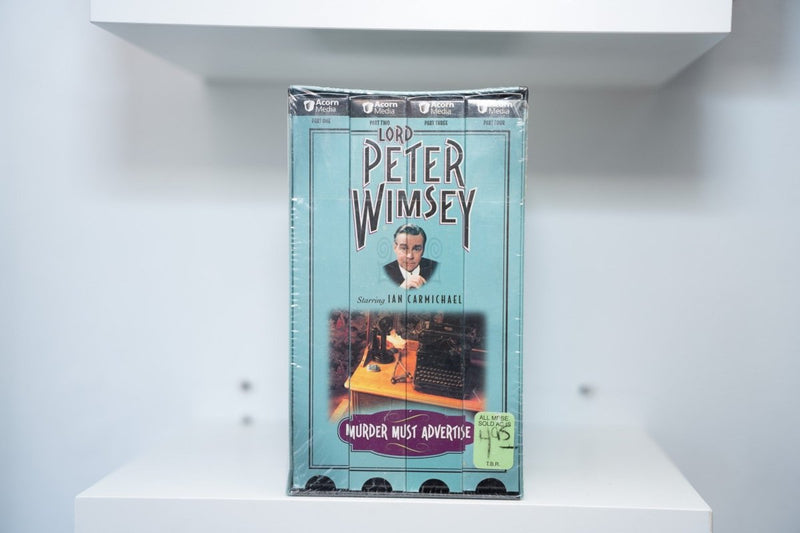 VHS Lord Peter Wimsey Murder Must Advertise