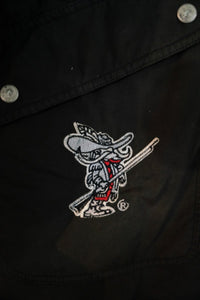 Starter 1991 UNLV Runnin' Rebels Fireman parka in XL with burgundy and gold colorway, missing zipper pull