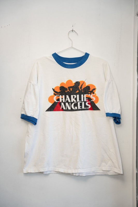 Vintage 90's Charlie's Angels 1994 Movie Promo Film Ringer Shirt - Keep It Classic
