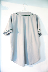 Russell Athletic Milwaukee Brewers Diamond Collection baseball jersey in navy blue with embroidered logo, size 48, 1990s era
