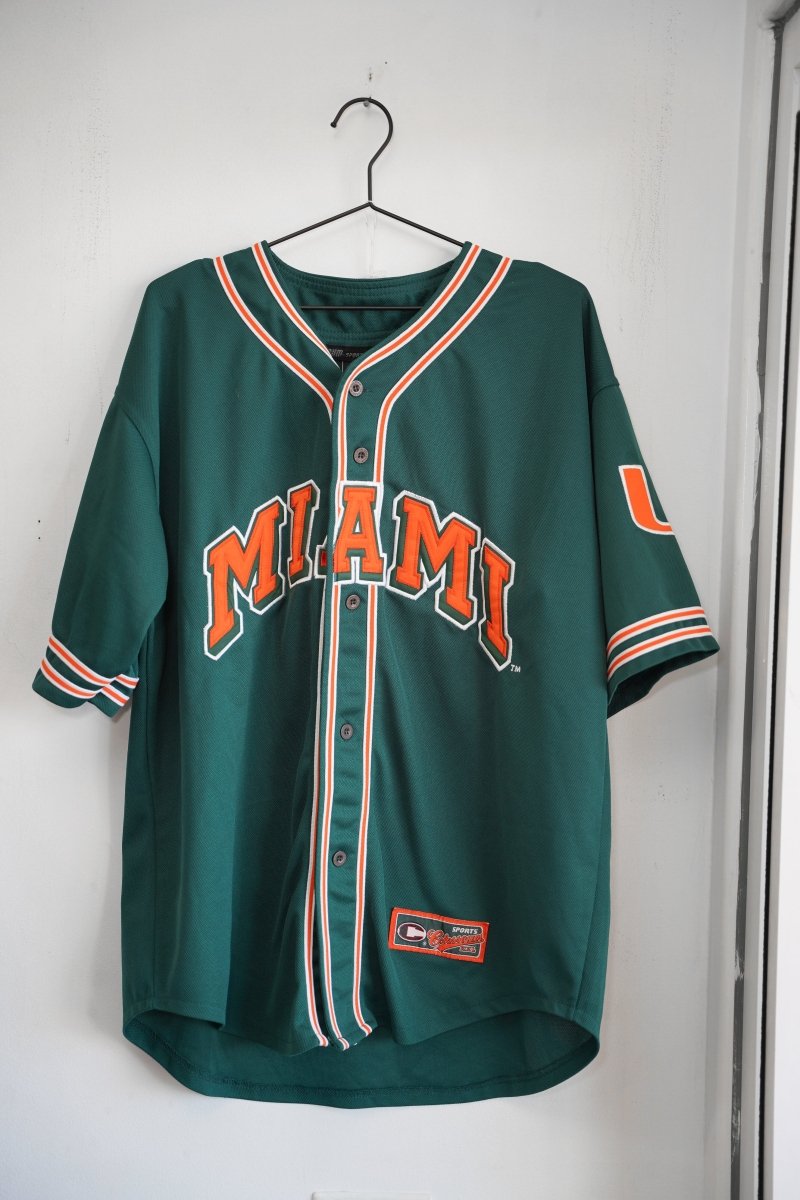 Vintage Colosseum Miami Hurricanes Baseball Jersey - Keep It Classic