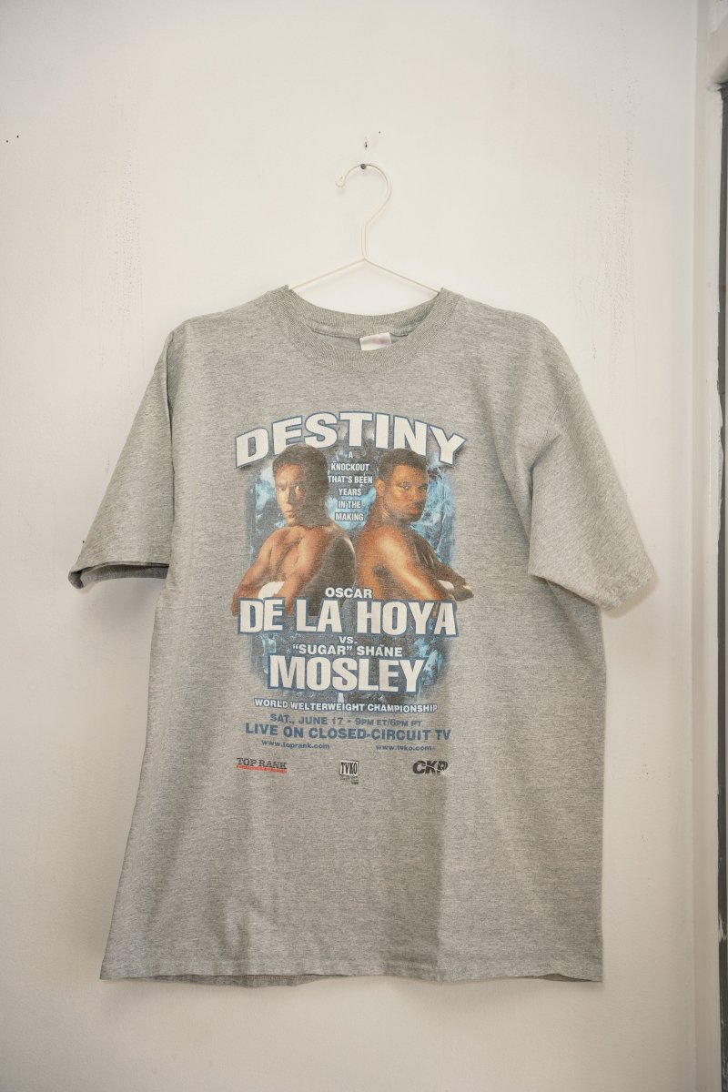 Vintage De La Hoya vs Mosley Shirt - Keep It Classic