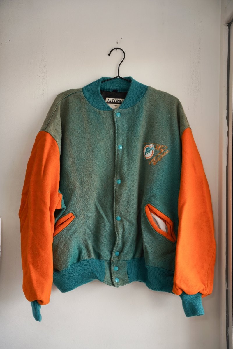 Vintage DeLong Miami Dolphins Jacket - Keep It Classic