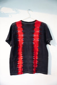 WWF Dudley Boyz tag team tie dye t-shirt in youth XL size from the Attitude Era, featuring wrestling graphics on front