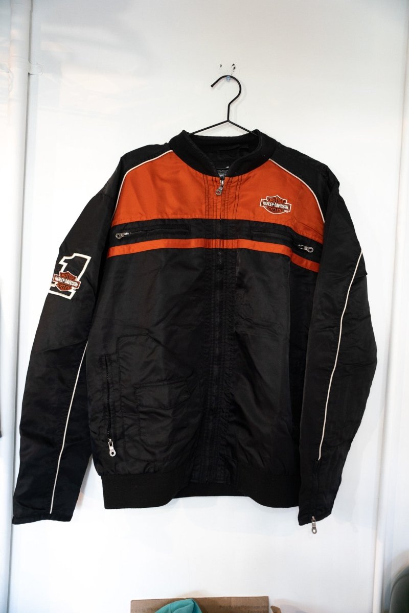 Vintage Harley Davidson Motorcycle Cycle Jacket Size XL