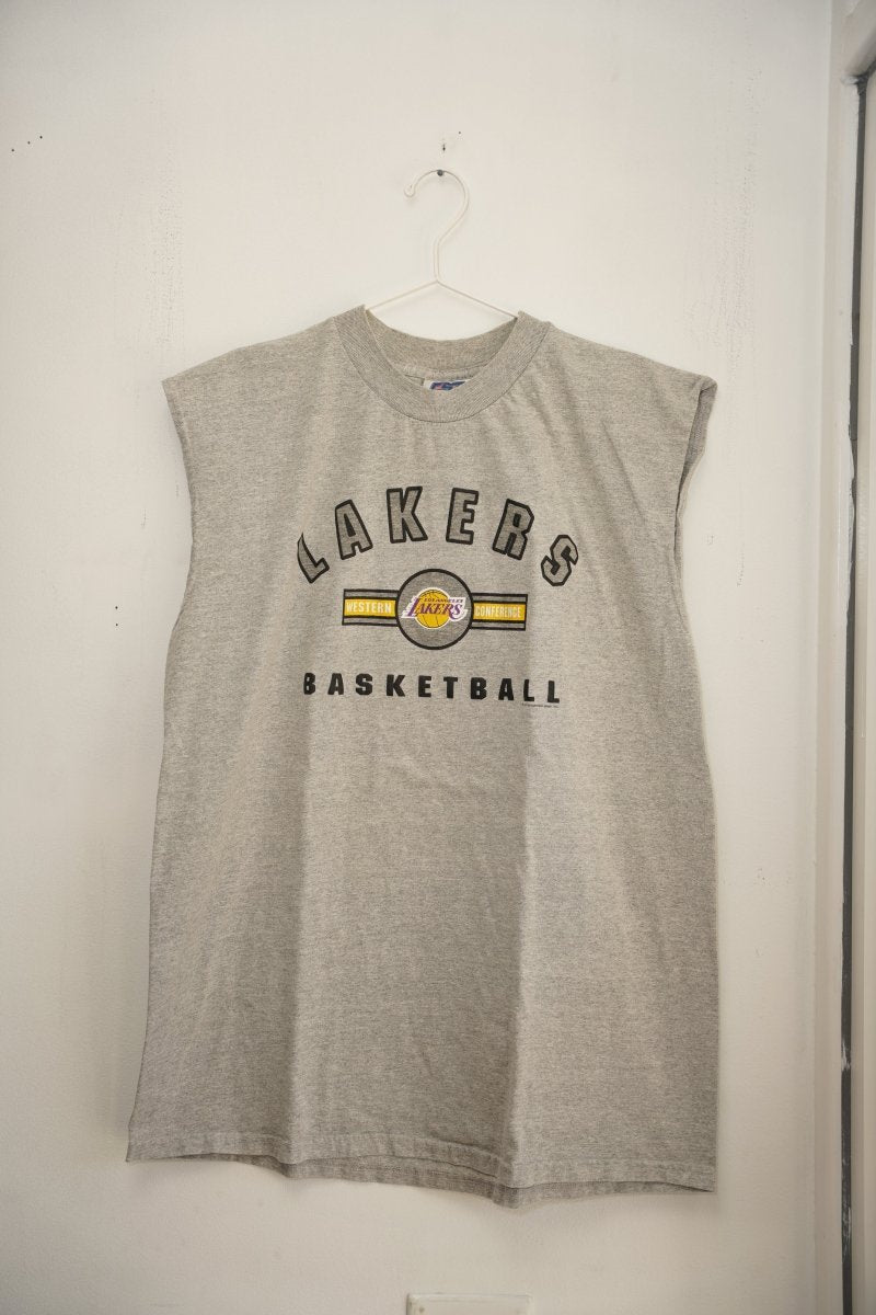 Vintage Los Angeles Lakers Sleeveless Shirt - Keep It Classic