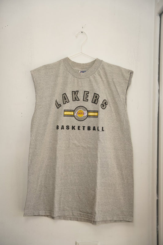 Vintage Los Angeles Lakers Sleeveless Shirt - Keep It Classic