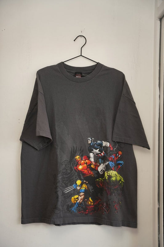 Vintage Mad Engine Marvel Characters Shirt - Keep It Classic