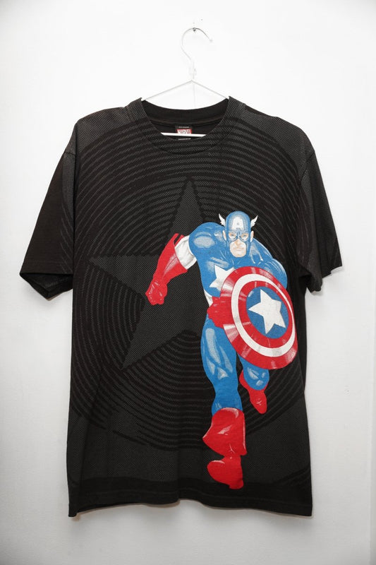 Vintage Marvel Captain America Shirt Large - Keep It Classic