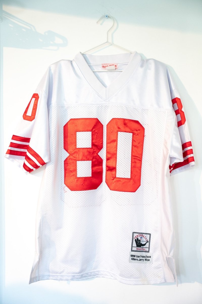 Vintage Mitchell & Ness 1996 San Francisco 49ers Jerry Rice #80