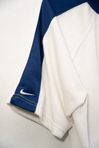 Nike LeBron James warm up shooting shirt with embroidered logo and team graphics on black fabric
