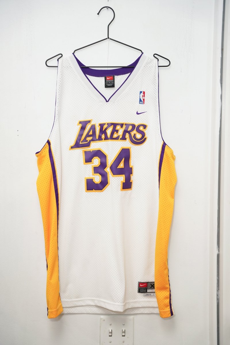 Vintage Nike Los Angeles Lakers O’Neal Sunday White Jersey Large - Keep It Classic