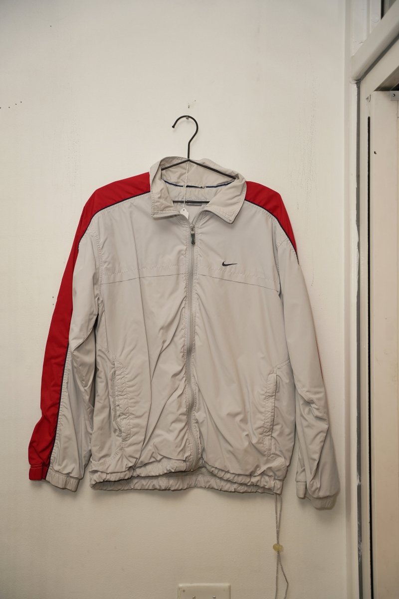 Vintage Nike Red Stripe Windbreaker Jacket - Keep It Classic