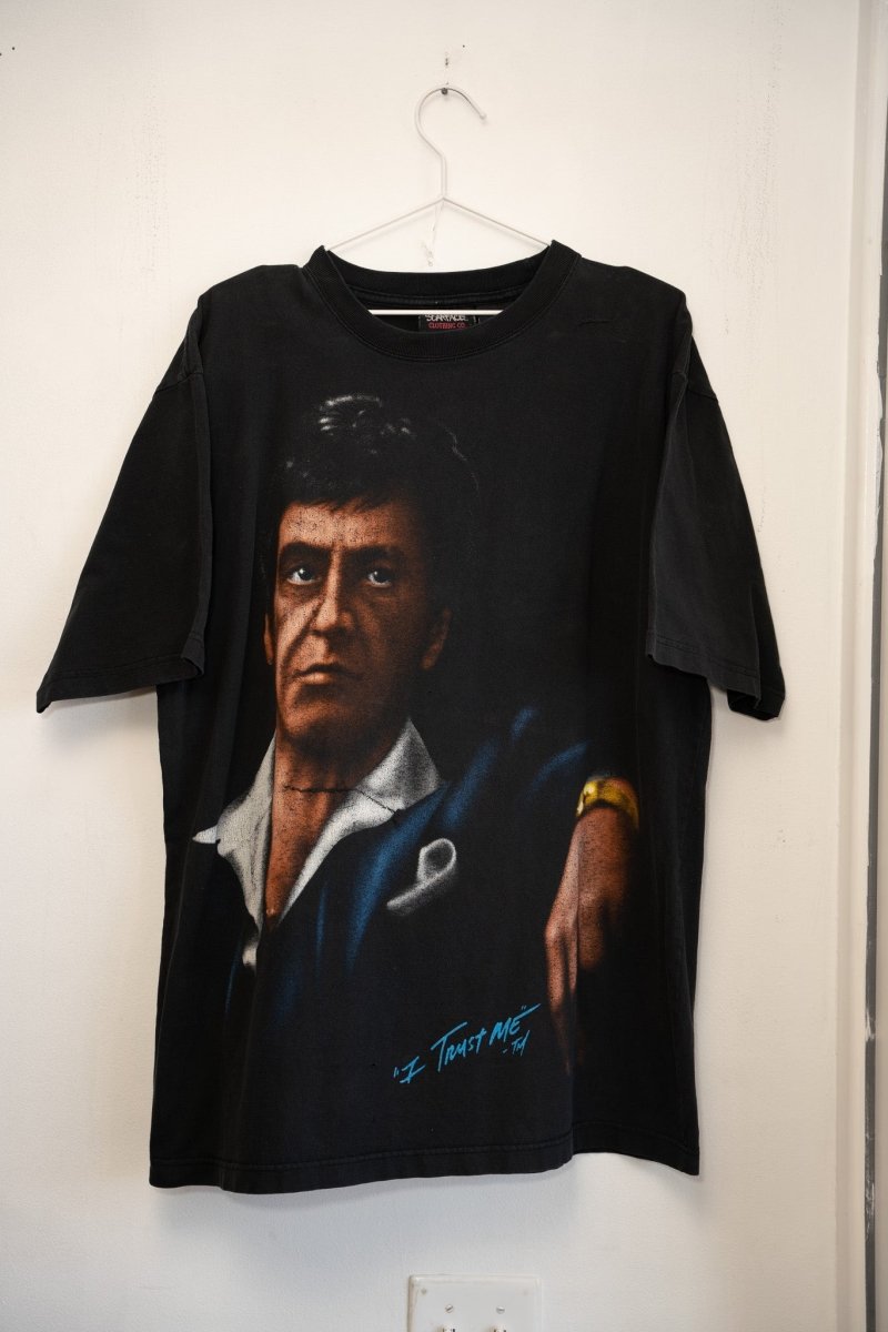 Vintage Scarface Clothing Co Tony Montano Big Print Shirt - Keep It Classic