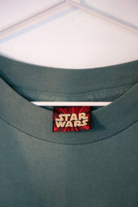 Star Wars Federation Battleship promo t-shirt size large with visible sun fading on fabric from vintage wear