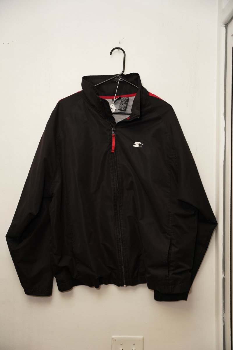 Vintage Starter Black and Red Windbreaker Jacket - Keep It Classic