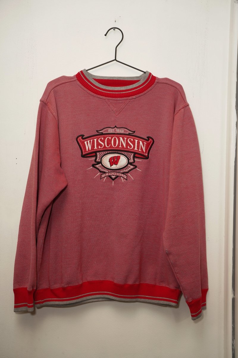 Vintage Wisconsin Midwest Embroidery Sweater - Keep It Classic