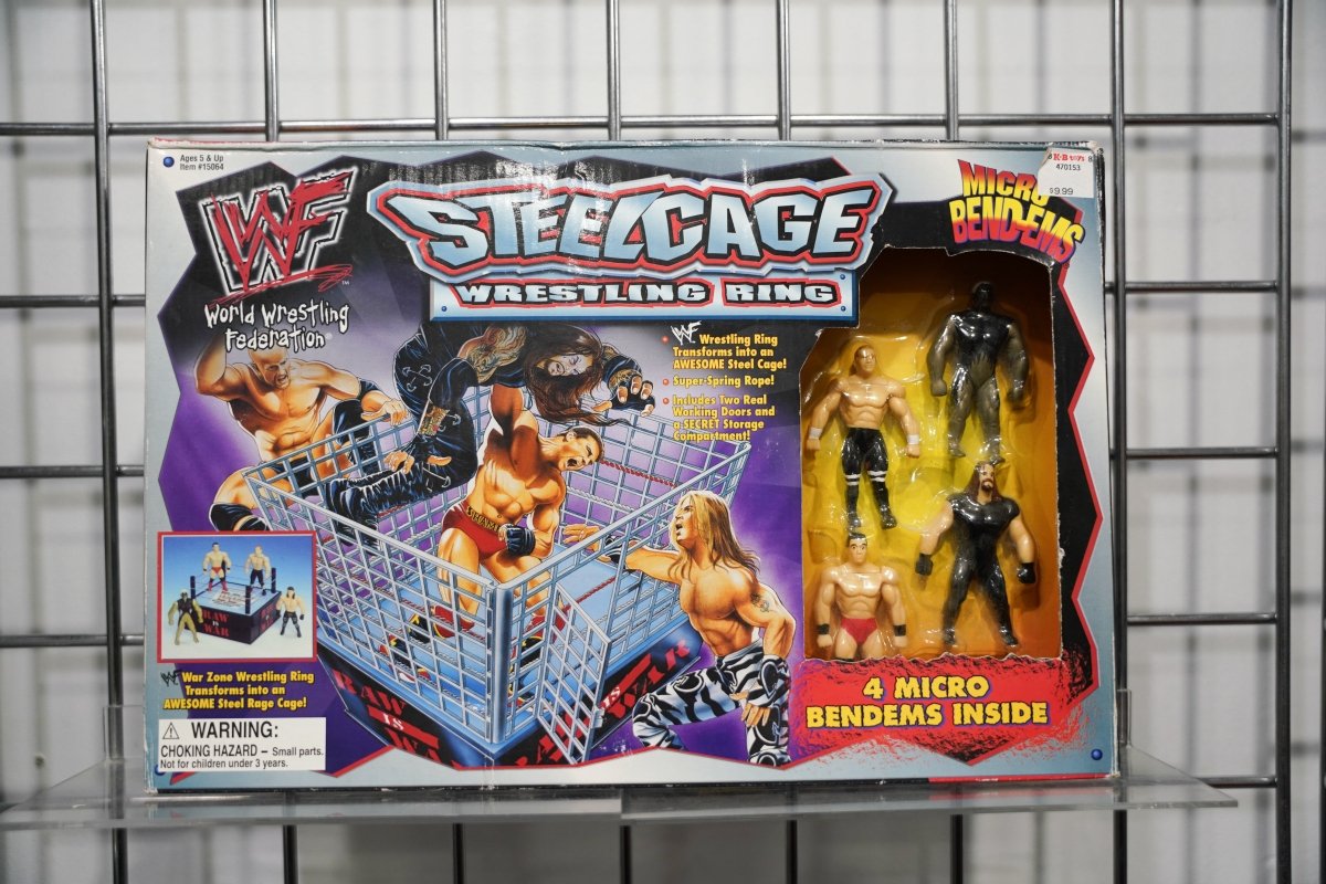 WWF Steelcage Wrestling Ring, Micro Bend - Ems - Keep It Classic