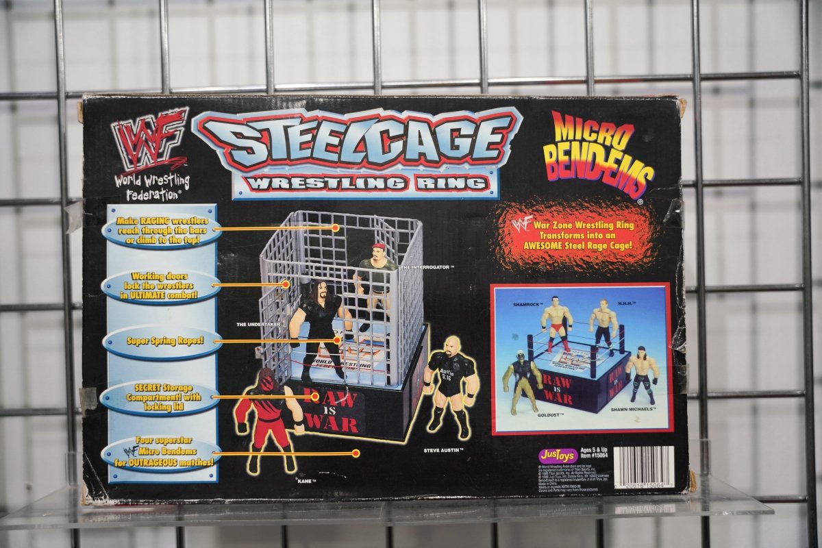 WWF Steelcage Wrestling Ring, Micro Bend - Ems - Keep It Classic